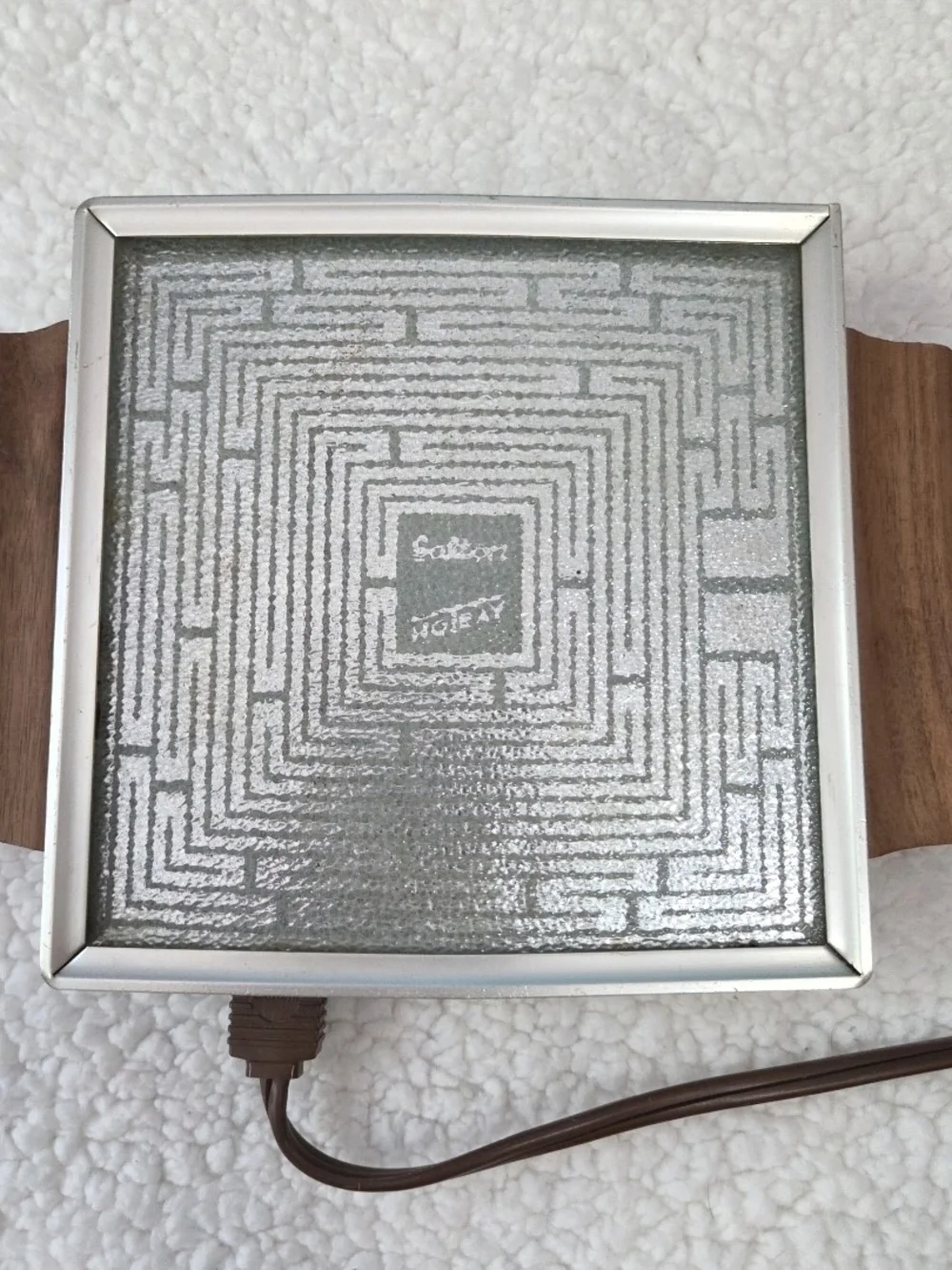 Salton Hotray Vintage Electric Food Warmer Hot Plate 6in H-100 MCM